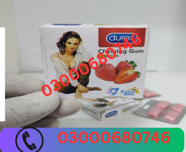 Durex Chewing Gum Long Time For Male & Female Price Price in Sialkot 03000680746