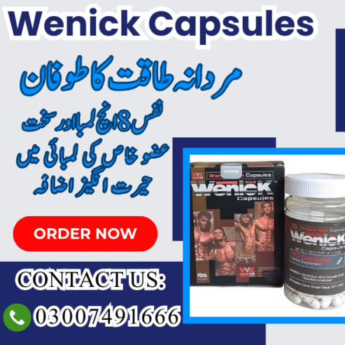 Wenick Capsules In Pakistan=03007491666