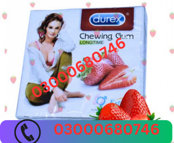 Durex Chewing Gum Long Time For Male & Female Price in Sahiwal 03000680746