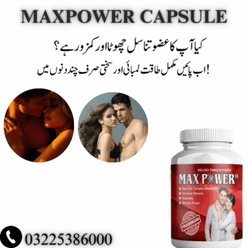 Max Power Herbal Capsule In Pakistan 03225386000