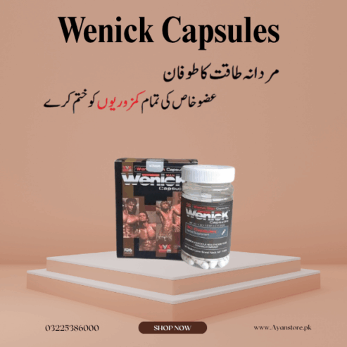 Wenick Capsules Price In Pakistan – 03225386000