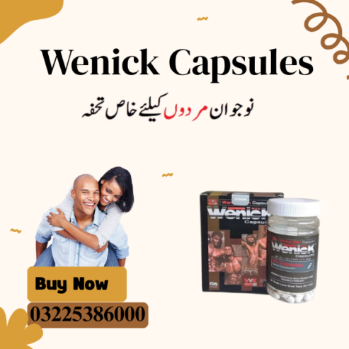 Wenick Capsules In Pakistan – 03225386000