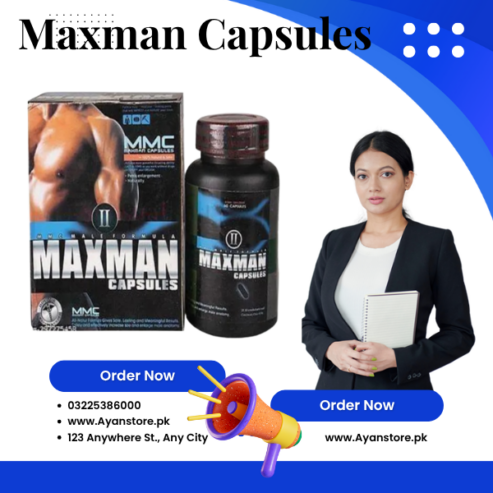 Maxman Capsules Buy Online price in Pakistan- 03225386000