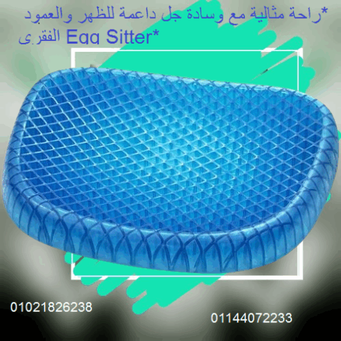 راحة مثالية مع وسادة جل داعمة للظهر والعمود الفقري Egg Sitter.