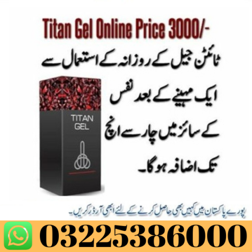 Titan Gel Buy Online In Pakistan 03225386000