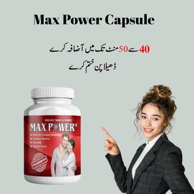 Original Max Power Herbal Capsule price in Pakistan- 03225386000