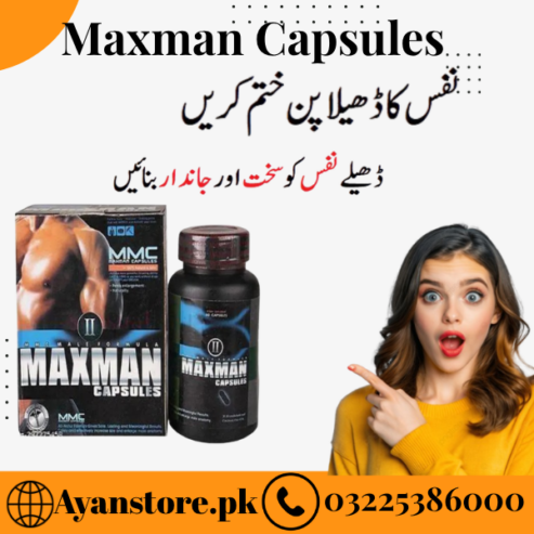 Maxman Capsules in Pakistan- 03225386000