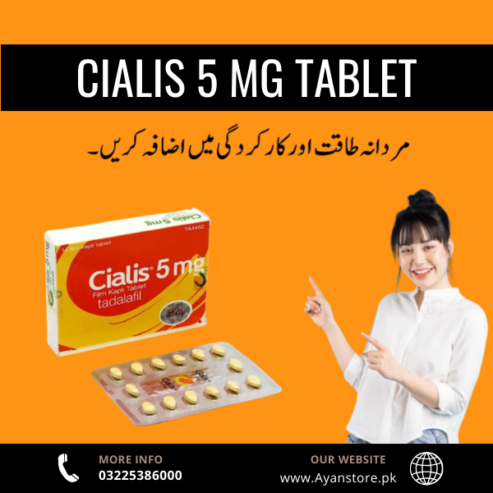 Cialis 5Mg in Pakistan- 03225386000