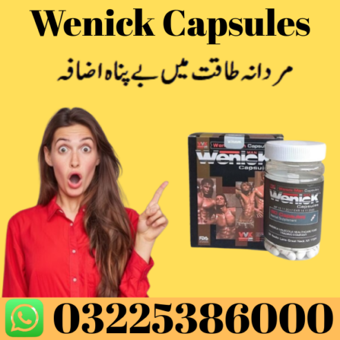 Wenick Capsules in Pakistan- 03225386000