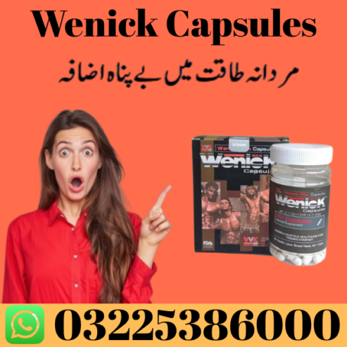 Original Wenick Capsules price in Pakistan- 03225386000