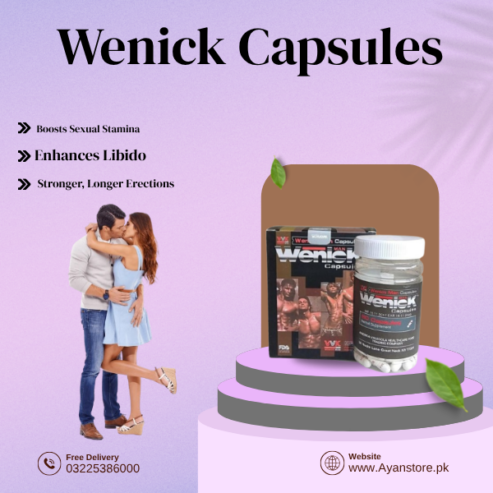 Wenick Capsules In Pakistan – 03225386000