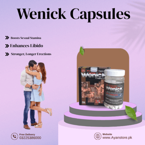 Wenick Capsules Price In Pakistan – 03225386000