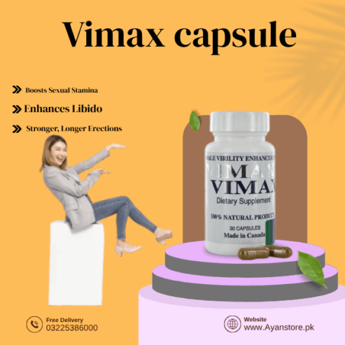 Vimax Capsules Price In Pakistan – 03225386000