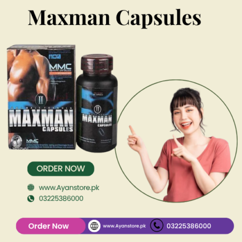 Original Maxman Capsules price in Pakistan- 03225386000