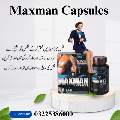 Original Maxman Capsules In Pakistan – 03225386000