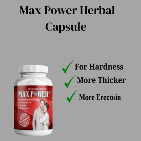 Max Power Herbal Capsule Price In Pakistan – 03225386000