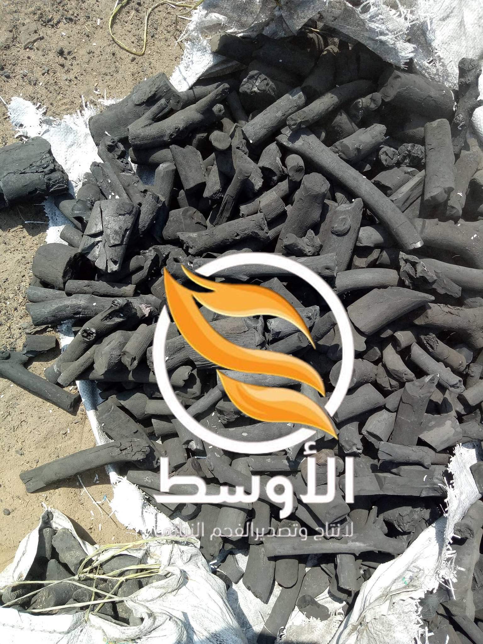 فحم البرتقال للتصدير – فحم حمضيات نخب اول