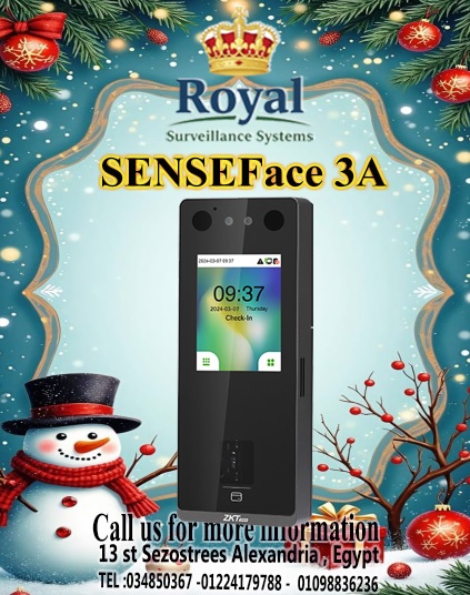 الحل الأقوى للأماكن المفتوحة والشركات الكبرى.. ZKTeco SENSEFace 3A