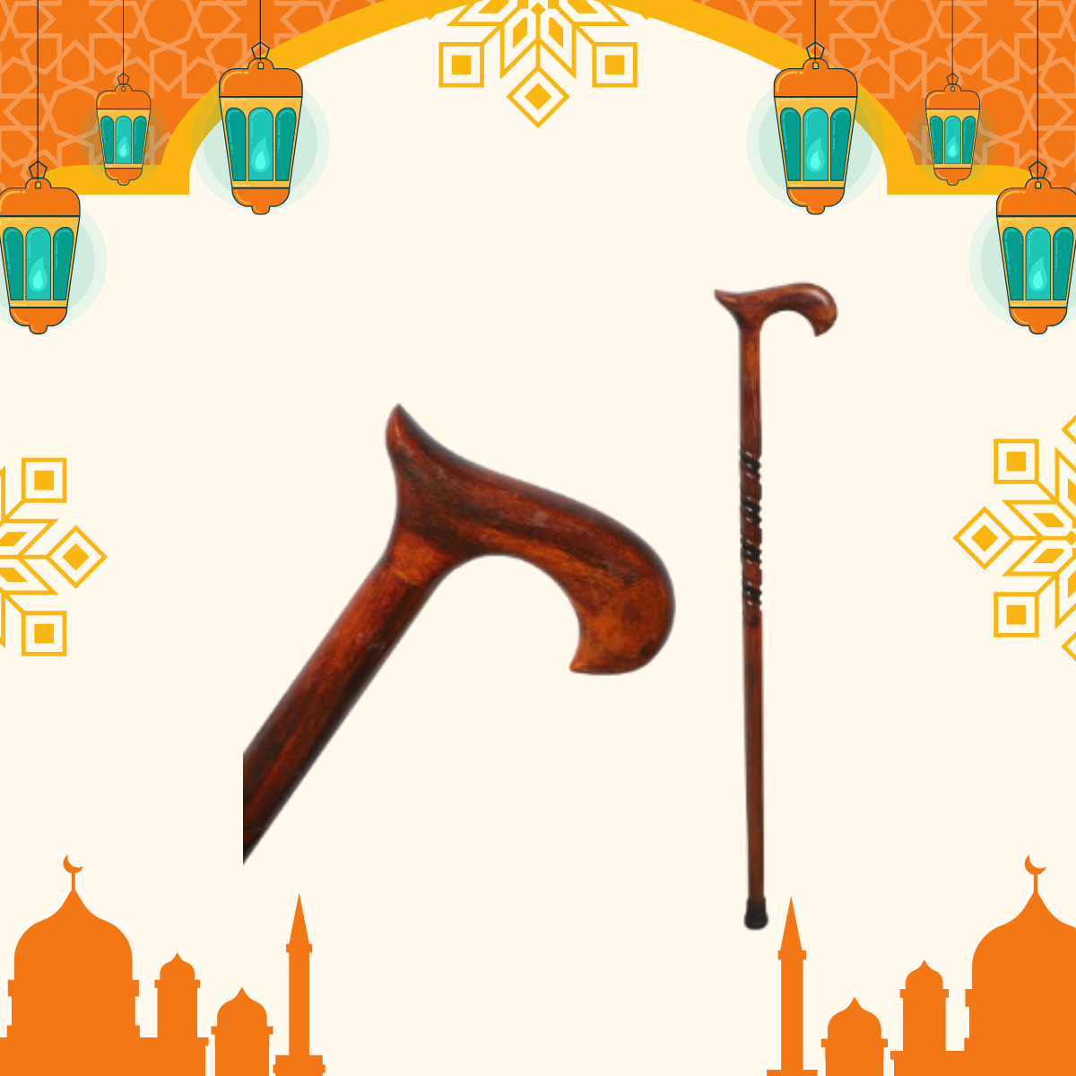 العصا الخشبية لمشية ثابتة وآمنة 01140963128