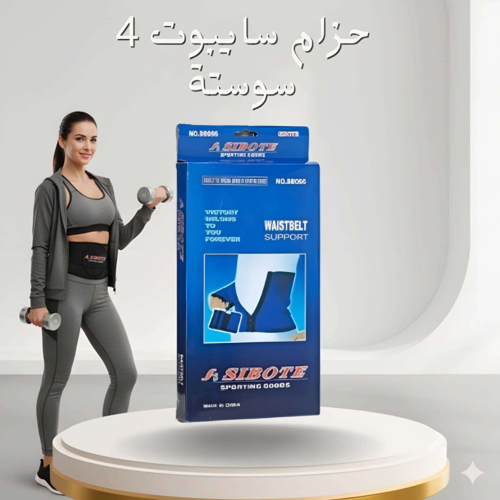 حزام 5 سوستة لتنحيف وشد البطن