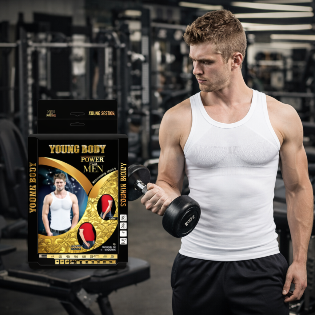 مشد التخسيس الرجالي YOUNG BODY – قوة النحت والدعم في قطعة واحدة!