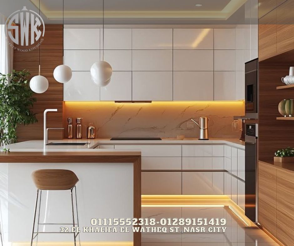 أفضل أفكار المطابخ المودرن – SAFETY WOOD للمطابخ والدريسنج روم 📞01289151419 – 01115552318