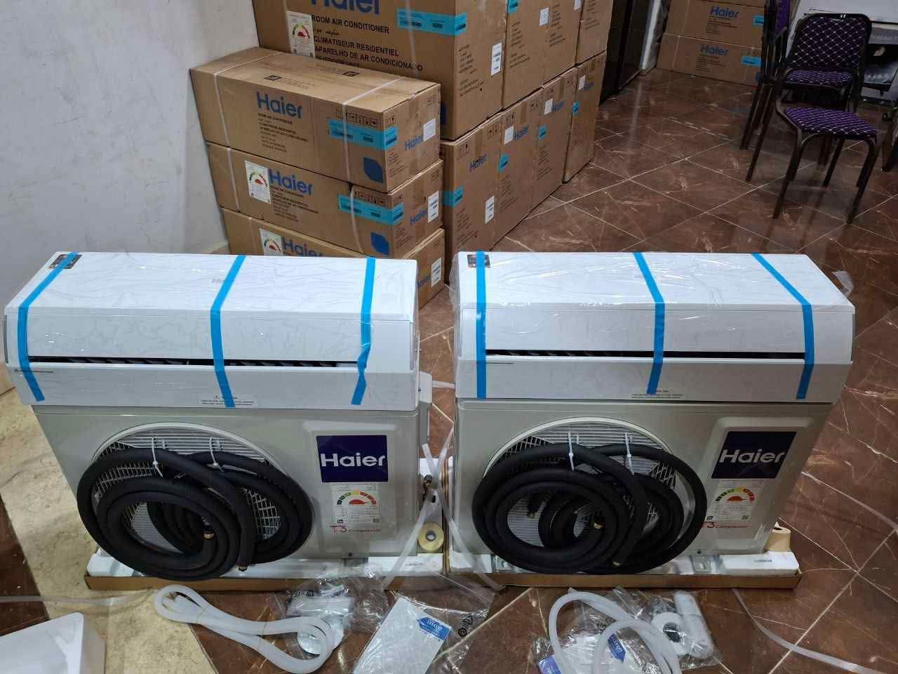 مع ريفـر كول اطلب تكييف هاير دلوقتي من البيت وهيجيلك لحد بابك بسرعة.