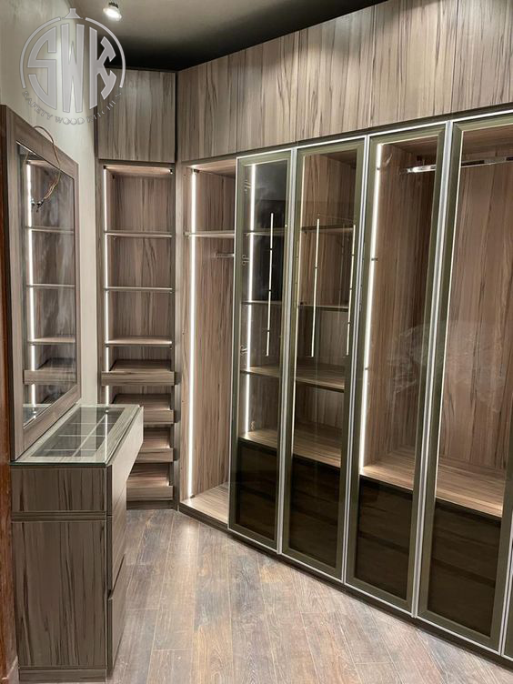 تصميم دريسينج روم حسب الطلب بأفضل الأسعار SAFETY WOOD للمطابخ والدريسنج روم 📞01289151419 -01115552318
