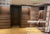 دريسنج روم مودرن بلمسة فخامة وأناقة SAFETY WOOD للمطابخ والدريسنج روم 📞01289151419 -01115552318