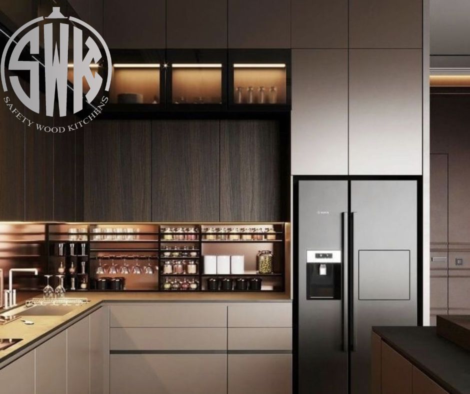 تصميم وتنفيذ مطابخ ودريسنج روم بأعلى جودة SAFETY WOOD للمطابخ والدريسنج روم 📞01289151419 -01115552318