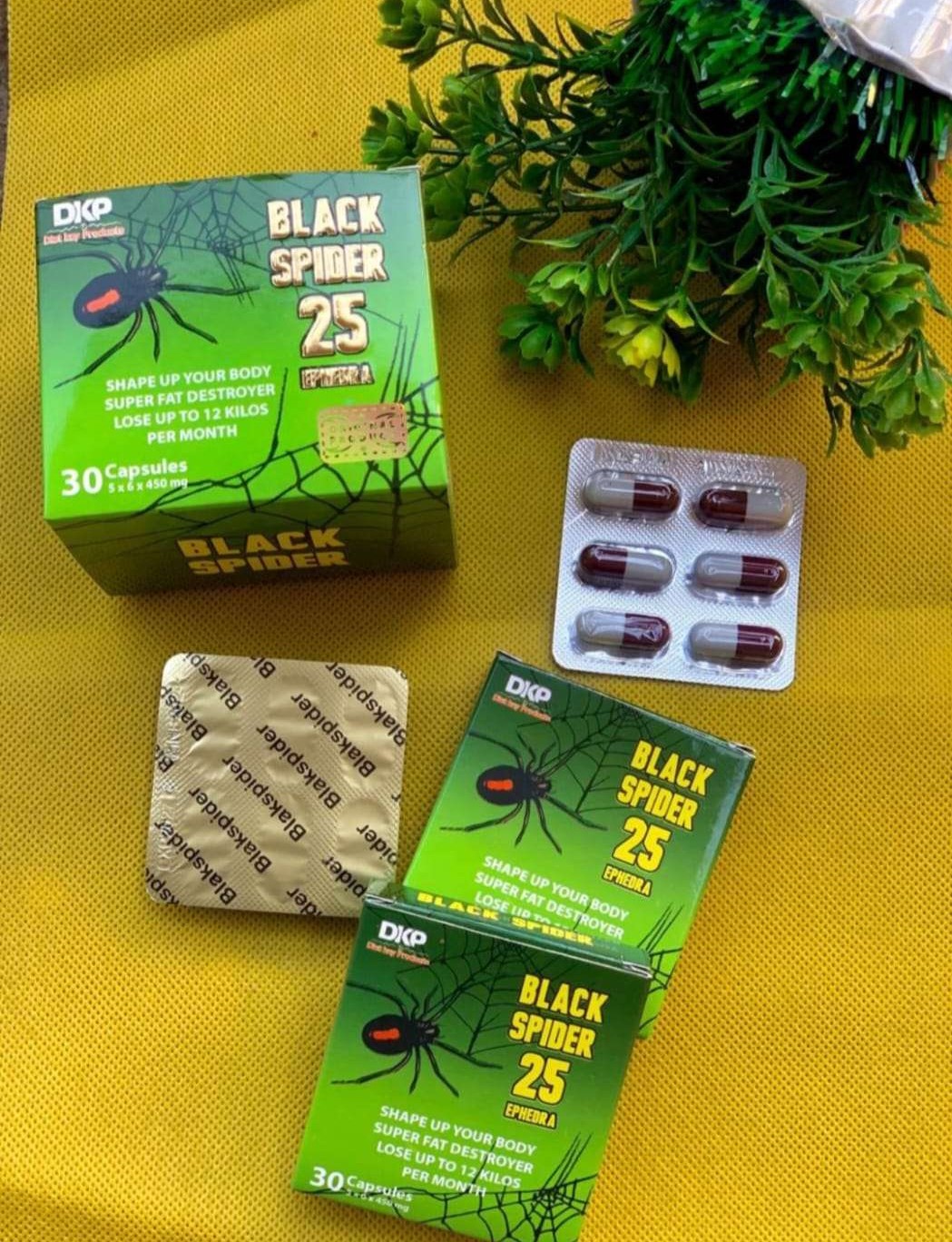 كبسولات بلاك سبايدر للتخسيس Black spider