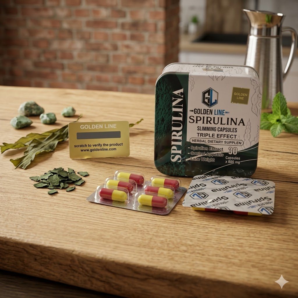 كبسولات Spirulina للتخسيس طاقة طبيعية ودعم قوي لحرق الدهون
