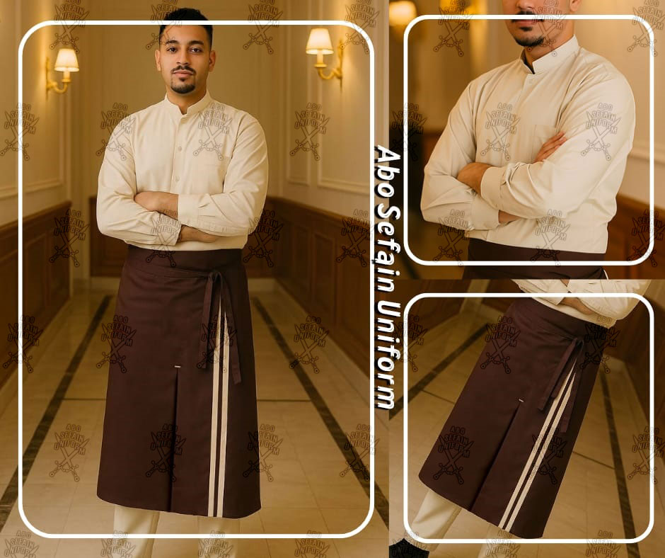 Restaurant and cafe uniforms-أفضل تصميمات الزى الموحد للمطاعم و الكافيهات -صور وموديلات يونيفورم ويتر -شركة ابو سيفين يونيفورم 01005622027