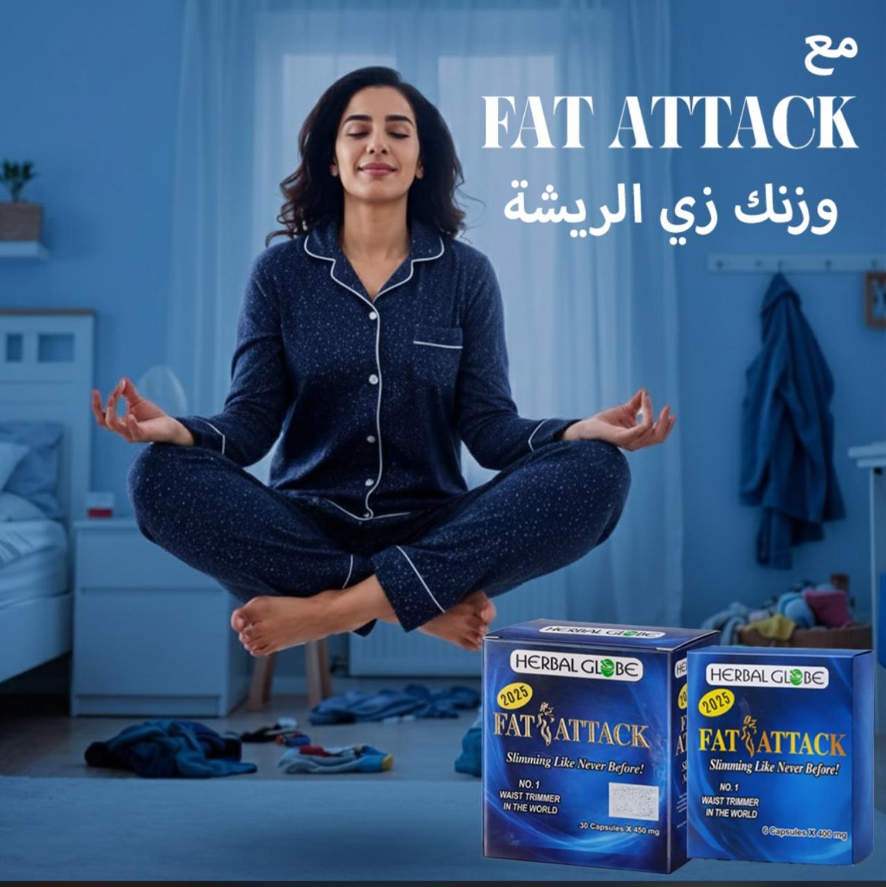 كبسولات فات اتاك للتخسيس FAT ATTACK