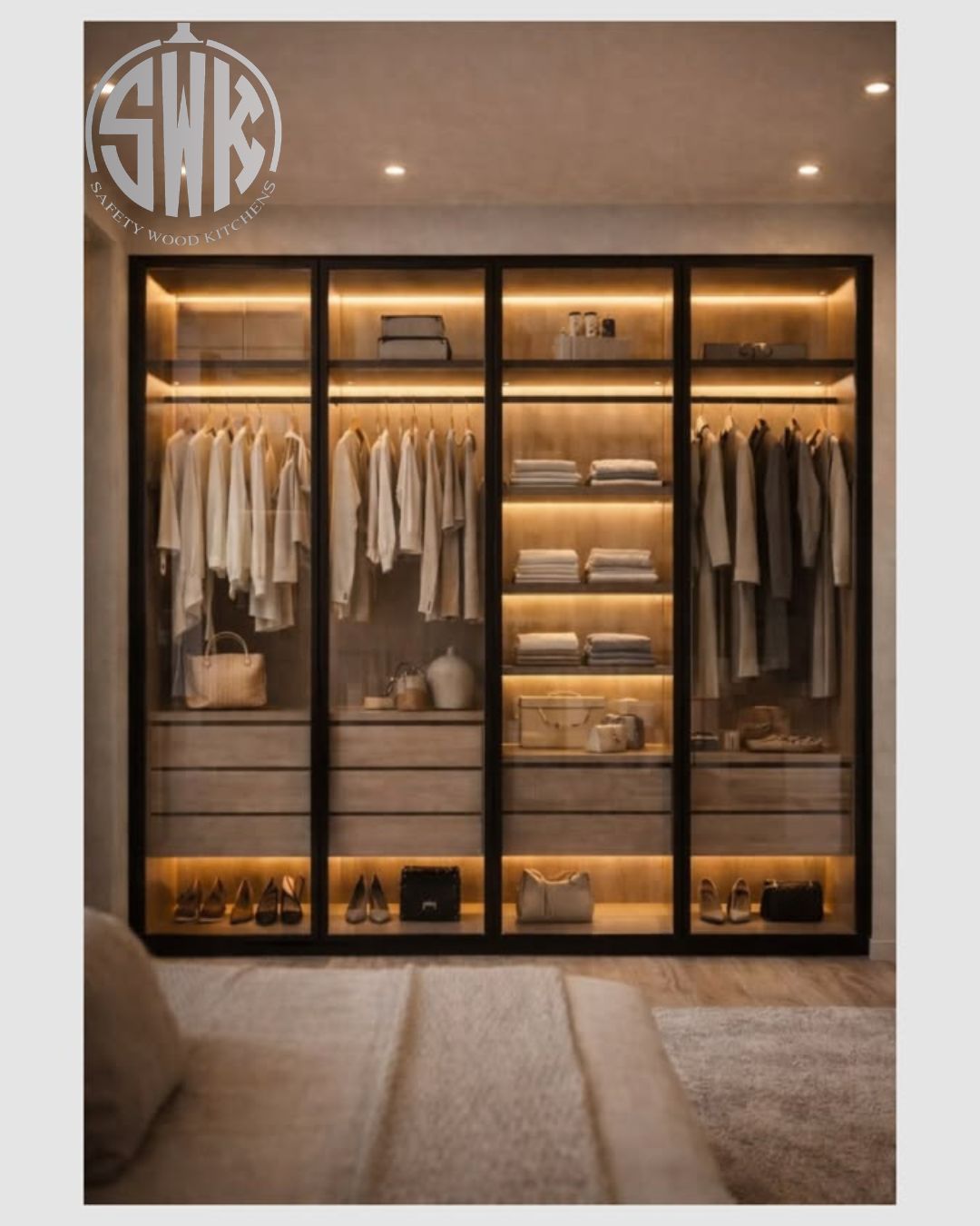 🚨 قبل ما تعملي دريسينج روم… شوفي شغل SAFETY WOOD للمطابخ والدريسنج روم 📞01289151419 – 01115552318 الأول 👀