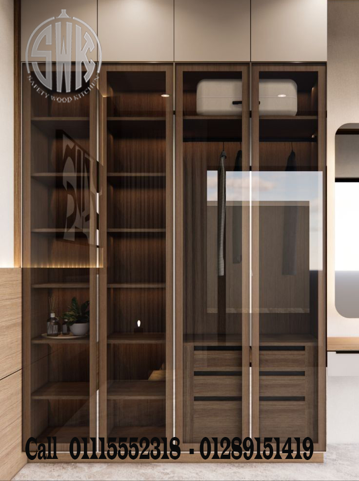 تصميم دريسينج روم 2026 من Safety Wood للمطابخ والدريسنج روم📞01289151419 -01115552318